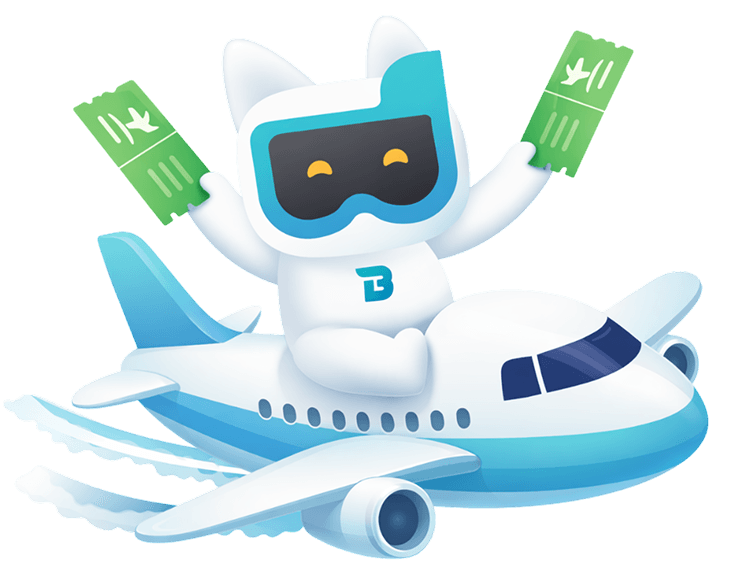 Bisatopup Plane Mascot